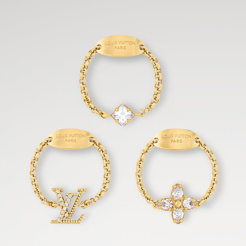 LOUIS VUITTON セット リング･レディLV Ref：M1604M