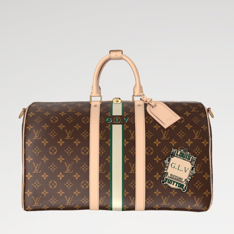 LOUIS VUITTON   キーポル･バンドリエール 55 モン･モノグラム   Ref：P01944