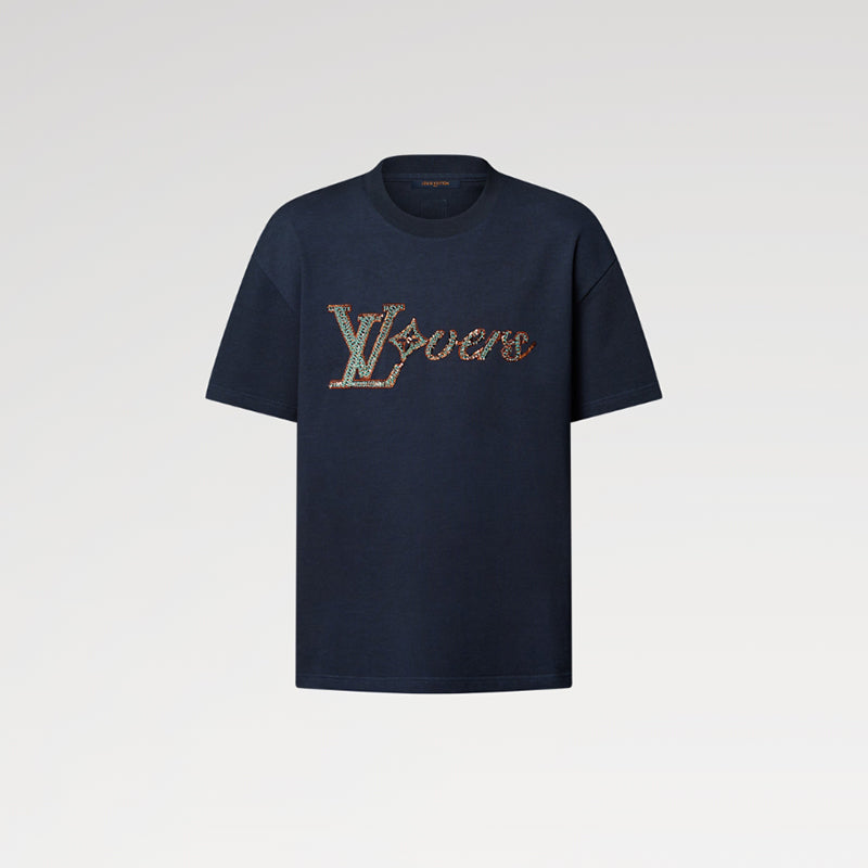 LOUIS VUITTON VersエンベリッシュドショートスリーブTシャツ