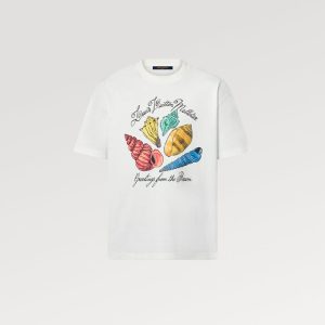 LOUIS VUITTON プリントコットン半袖